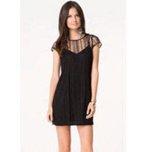 bebe Naomi Macrame Lace Dress (NWT)